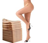 VOLLENC 15 Paia Calze Nude Velate Vita Alta Morbide XX-Grande