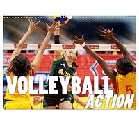 Volleyball Action (Wandkalender 2026 DIN A3 quer), CALVENDO Monatskalender: Ob am Strand oder in der Halle Volleyball, das ist Action- das ist Action pur!