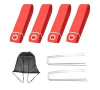 Volleyball Boundary Lines, Portable Court Marking Kit, Foldable Sports Accessories For Backyard Park Beach Practice Training Outdoor Games Home Setup 1.97 Inches