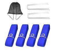 Volleyball Boundary Lines, Portable Court Marking Kit, Foldable Sports Accessories For Backyard Park Beach Practice Training Outdoor Games Home Setup 1.97 Inches
