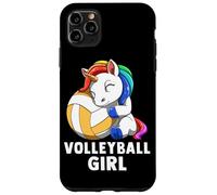 Volleyball Girl Rainbow Girl Volleyball Unicorn Custodia per iPhone 11 Pro Max