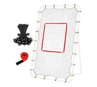 Volleyball Rebound Net - 7x4Ft Training Replacement Net, Adjustable 1.5in Mesh Trainer- with 28 Elastic Cords, Multi Sport Rebounder for Volleyball Baseball Soccer Tennis Backyard Indoor Outdoor