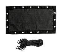Volleyball Spike Trainer Replacement Net - Breathable Mesh Fabric | | 70x40cm / 27.56x15.75in Size, Black Tightly Woven Breathable Mesh, Includes 1 Roll Rope, Iron Frame Not Included