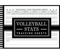 Volleyball Stats Tracking Sheets: Optimize Player Performance - Detailed Stats Tracking for Matches and Practices
