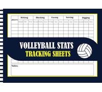 Volleyball Stats Tracking Sheets: Volleyball Statistics Recording Book | Individual Player Tracking for Skills, Errors, and Successes