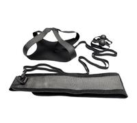 Volleyball Training, Solo Spiking Serving Trainer, Adjustable Elastic Band with Waist Belt, Portable Practice Aid for Beach, Backyard, Improve Skills Anywhere Anytime, 20x15x4cm