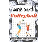 Volleyball Word Search: Fun and Relaxing Volleyball Word Search Puzzle Book for Adults, Teens, and Seniors - Sports Activity Book to Boost Memory, Focus, and Vocabulary