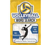 Volleyball Word Search: Puzzle Book for Volleyball Lovers | 55+ Fun Puzzles for Adults, Teens, Players, Coaches, Teams & Fans | Word Searches with ... inches, 110 pages | Gift for Volleyball Fans