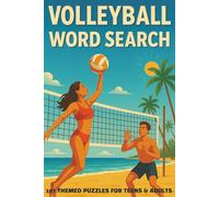 Volleyball Word Search Puzzle Book: Spike Your Way Through 107 Challenging Volleyball-Themed Puzzles | For Teens & Adults | 6x9 inches, 161 pages