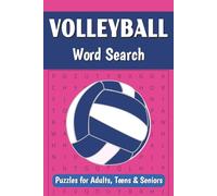 Volleyball Word Search Puzzle Book: Word Searches with Easy to read Print about Volleyball, Beach Volleyball, Indoor Volleyball and More | 6x9 inches, ... Gift for Vacations, Holidays and free times