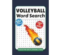 Volleyball Word Search Puzzle Book: Word Searches with Easy to Read Print about Volleyball Positions, Techniques, Championships and More | 6x9 inches, ... Gift for Vacations, Holidays and Free Times