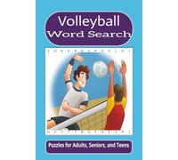 Volleyball Word Search: Word searches with easy to read print about volleyball, beaches, games, and more