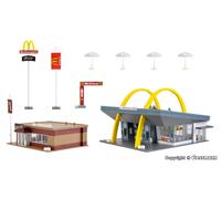 VOLLMER 43635 Scala HO Serie MC Donald: ristorante fast food con Mc Cafè