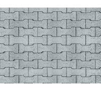 VOLLMER 47372 Scala N Cartoncino: Pavimentazione di bettonelle - 250 x 125 mm