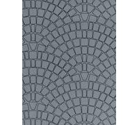 VOLLMER 47373 Scala N Cartoncino: Pavimentazione in porfido romano 25 x 12.5 cm