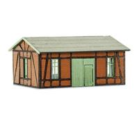 Vollmer 47556 Officina con chiusura a cerniera/facciata in legno N