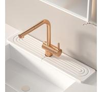 Volminex Tappetino per rubinetto del lavello della cucina, terra di diatomacea ad asciugatura rapida, tappetino per asciugatura rapida, tappetino super assorbente, vassoio in pietra ad asciugatura