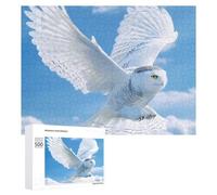 Volo del gufo delle nevi, puzzle per adulti attività familiari giochi decorazione casa puzzle 500 PCS