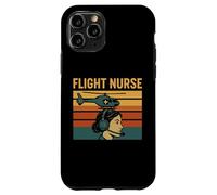 Volo Infermiera Elicottero Retrò Scuola Infermieristica Vintage Volare Custodia per iPhone 11 Pro
