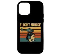 Volo Infermiera Elicottero Retrò Scuola Infermieristica Vintage Volare Custodia per iPhone 12 mini