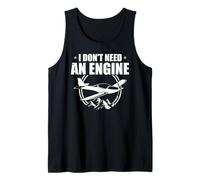 Volo Senza Motore Umorismo per Piloti E Fan Canotta