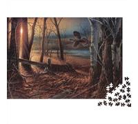 Volo tacchino selvatico Puzzle 1000 Pezzi In Resistente E Durevole, Un Busta Di Puzzle A Rompicapo Per Enigma Per Il Relax Mentale, Ideale Per Vacanza Relax, Puzzle 52x38cm