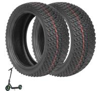 VOLOHAS 60/70-6,5 Pneu Tubeless pour Ninebot Max G30/G30D/G30D2 Trottinette électrique, 10 x 3,0-6,5 Pneu Sans Chambre à Air, Pneus de Route épais Anti-Explosion - Roues de Rechange (2 pièces)