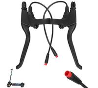 VOLOHAS Coppia di leve freno per SmartGyro Speedway/Rockway/Crossover Scooter Elettrico Maniglia Freno in Lega di Alluminio con Connettore Impermeabile 2 Poli, Accessori Ricambio Sinistra e Destra