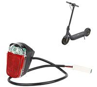 VOLOHAS LED Fanale Posteriore Super Luminoso per Monopattino Elettrico IPX4 Impermeabile Rosso e Bianco Lampeggiante Grande Universale per Segway Ninebot Max G30/G30LP/G30LE/G30LE Ⅱ/G30D/G30e/G30e II