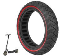 VOLOHAS Pneumatici in gomma piena, 60/65-6,9, 10 pollici, solidi pneumatici per Ninebot Max G2 G2D G2E G65 F3 F3 Pro, pneumatici di ricambio per scooter elettrico posteriore, antiscivolo, antiforatura