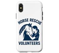 Volontari di salvataggio dei cavalli Cura degli animali Ranch Life Custodia per iPhone X/XS