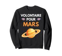 Volontario per Marte Cielo Pianeta Viaggio nello Spazio Felpa