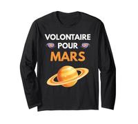 Volontario per Marte Cielo Pianeta Viaggio nello Spazio Maglia a Manica