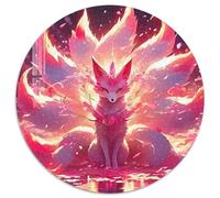 Volpe a nove coda Jigsaw Puzzle Impossibili 1000 Pezzi Decorazione Per La Casa. Rilassamento E Intelligence Per Adulti E Bambini Da 12 Anni 1000pcs (67.5x67.5cm)