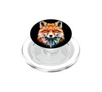 Volpe Amo le Volpi Volpe Rossa Amo la Piccola Volpe PopSockets PopGrip per MagSafe
