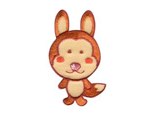 Volpe Animale - Toppe Termoadesive Patch Toppa Ricamate, Misura: 3,7 x 6,1 cm