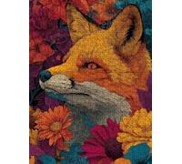 Volpe Animali Puzzle 2000 Pezzi, 3D Puzzle per Adulti Impegnativo, Educa Puzzles Artistico, Divertente E Stimolante Puzzles Decorativo per La Famiglia, Regalo e Decorazione Pareti FNKL6-415