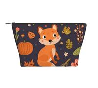Volpe carina autunnale, Borsa da toilette Borsa per trucco Borsa per cosmetici Borsa da toilette da viaggio portatile