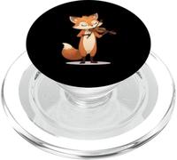 Volpe che Suona il Violino Animale della Foresta PopSockets PopGrip per MagSafe
