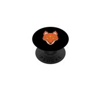 Volpe con tre occhi e uno sulla fronte PopSockets PopGrip Adesivo