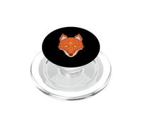 Volpe con tre occhi e uno sulla fronte PopSockets PopGrip per MagSafe