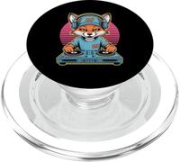Volpe DJ Con Cuffie Icona Musicale PopSockets PopGrip per MagSafe