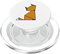 Volpe geometrica minimalista PopSockets PopGrip per MagSafe