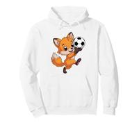 Volpe Giocare Calcio Calcio Volpi per Bambini Felpa con Cappuccio