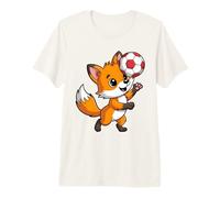 Volpe Giocare Calcio Calcio Volpi per Bambini Maglietta Premium