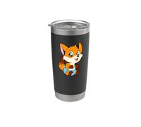 Volpe Kawaii Baby Bicchiere termico in acciaio inox doppia parete