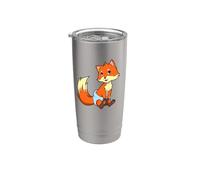 Volpe Kawaii Baby Bicchiere termico in acciaio inox doppia parete