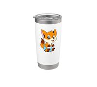 Volpe Kawaii Baby Bicchiere termico in acciaio inox doppia parete