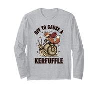 Volpe Lumaca Kerfuffle Divertente Animale retrò Papillon Mantello Maglia a Manica