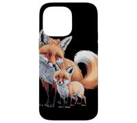 Volpe Madre e Cucciolo Natura Custodia per iPhone 14 Pro Max